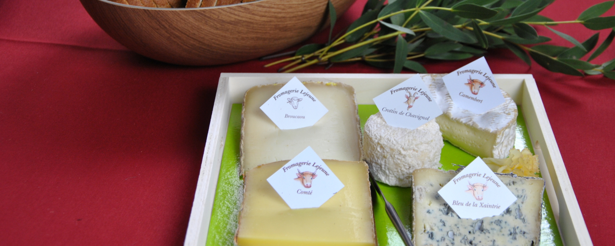plateau de fromage Plateau de fromage de la fromagerie Lejeune